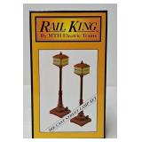 Train - MTH Rail King #MT-1029 Metal Lamp Post Set