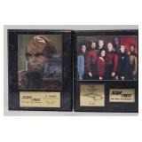 (2) Ltd Edition Photo Plaques -