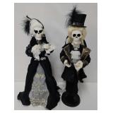 Spooky Village Day of The Dead Bride & Groom