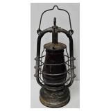 German Feuerhand #201 Lantern w/Red Dietz Globe