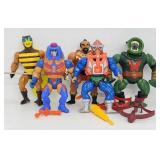 (5) 1980's He-Man Action Figures w/Weapons