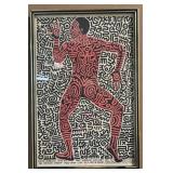 1984 Keith Haring "Intro 84" Exhibition Poster