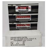 Train - K-Line K4632-0479A  Golden State 3 Pack