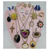 23 pc Older Costume Jewelry