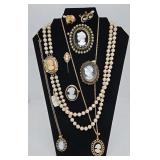 11 pcs Cameo Jewelry