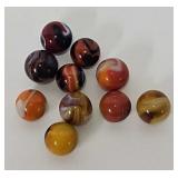 (10) 5/8' Antique Machine Made Marbles