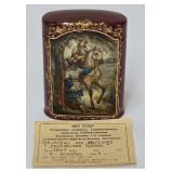 1996 Russian Palekh Lacquer Box