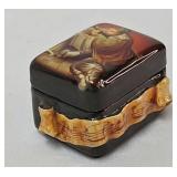 Fedoskino Russian  Lacquer Trinket Box