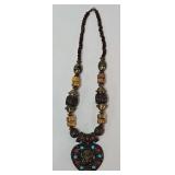 Chunky Bohemian Southwestern Style Necklace