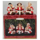 1999 Hallmark 'Three Stooges' Ornaments w/OB