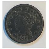 Coin - 1845 Large Cent