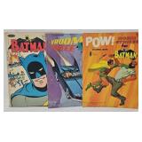 (3) 1966 Batman Coloring Books