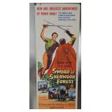 1960 Swords of Sherwood Forest Insert Movie Poster