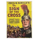 Orig. 1932 'Sign of the Cross' Movie Poster