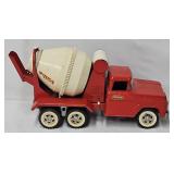 1960s Pressed Steel Red Tonka Cement Mixer Truck