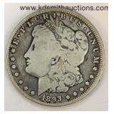 Coin - 1893O Morgan Silver Dollar