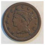 Coin - 1854 Large Cent