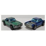 (2) 1969 Hot Wheel Redline Mercedes Benz 280SL