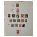 Album of 1860's-1930's World Stamps Countries A-E