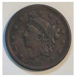 Coin - 1839 Large Cent