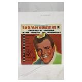 Fabian Autographed Greatest Hits LP Record