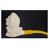 Hand Carved Turkish Meerschaum Tobacco Pipe