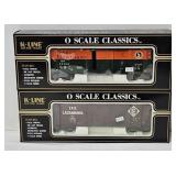 Train - (2) K-Line O-Scale Freight Cars (MIB)