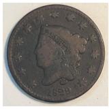 Coin - 1829 Large Cent