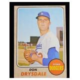 1968T #145 Don Drysdale Baseball Card