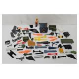 Lot Asst GI Joe Accessory Pcs & Parts