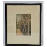 c1910's Wallace Nutting Hand Colored Photograph