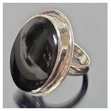 Sterling Silver & Black Onyx Ring
