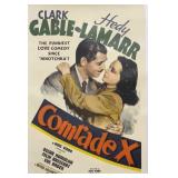 Orig. 1940 'Comrade X' Movie Poster