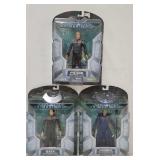 (3) 2002 Star Trek Nemesis Action Figures (MIP)