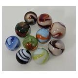 (10) 5/8' Antique Machine Made Marbles