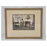 c1910's Wallace Nutting Hand Colored Photograph