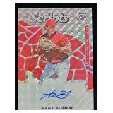 2021 Panini Mosaic Alec Bohm  Rookie Autograph