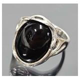 Sterling Silver & Black Onyx Ring