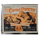 1961 'Captive Princess' Half Sheet Movie Poster