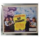 1943 'Kid Dynamite' Half Sheet Movie Poster