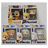 (5) Funko Pop Animation Series Figures (MIB)