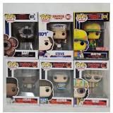(6) Funko Pop 'Stranger Things' Figures (MIB)