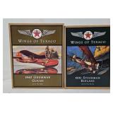 (2) Wings of Texaco Airplane Coin Banks (MIB)