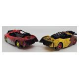 Set (2) Tyco 'Racing Warriors' Basher HO Slot Cars