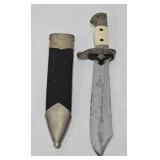 WWII German TeNo Hewer Dagger w/Sheath