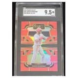 2022 Panini Select #38 Justin Crawford Red Pizim