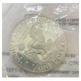 1971-S CH/PF Eisenhower Silver Clad Dollar