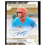 2023UD A-JU Justin Crawford Rookie Autograph