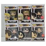 (6) Funko Pop "Attack of the Titans" (MIB)