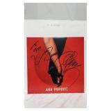 Autographed Ana Popovic LP Record